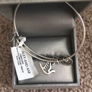 NEW !! Alex and Ani sacred dove bangle